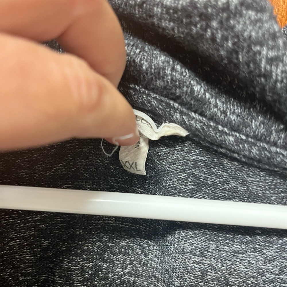 Maurices Gray Cardigan Lightweight Knit Open Front - Picture 3 of 4
